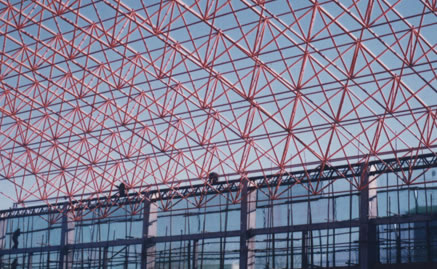 管桁架加工：3D钢丝网夹芯板设备